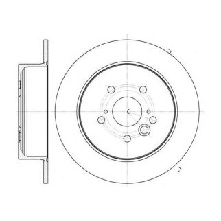 61089.00_диск тормозной задний! Toyota Rav4 II 1.8&2.0 VVTi/2.0 D-4D 4WD 00> фото
