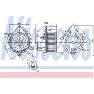 Мотор печки отопителя салона фото