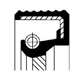 Сальник коленвала задний CORTECO 15025578B фото