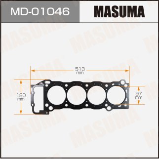 MD-01046_прокладка ГБЦ! Toyota Tacoma/Land Cruiser/Hi-Lux/Hi-Ace 2.4/2.7 16V 2RZ-FE/3RZ-FE 95> фото