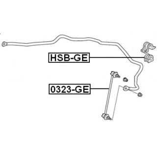 Тяга стабилизатора передняя фото 2