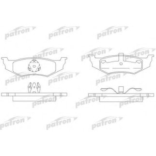 Колодки тормозные задние дисковые к-кт PATRON PBP1099 фото
