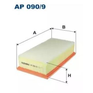 Фильтр воздушный FILTRON AP 0909 фото