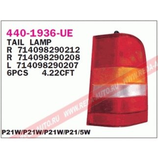 Фонарь задний правый DEPO 440-1936R-UE фото