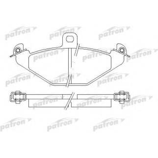 Колодки тормозные задние дисковые к-кт PATRON PBP878 фото