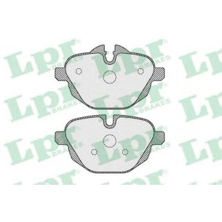 Колодки тормозные задние дисковые к-кт Lpr 05P1618 фото