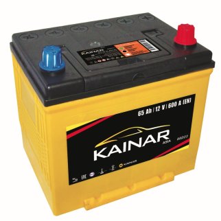 Аккумуляторная батарея KAINAR Asia 6СТ 65 VL АПЗ обр. 065K2200 236х173х220 Казахстан (JIS-88D23L) фото