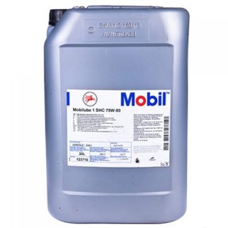 Масло трансмиссионное MOBIL Mobilube 1 SHC 75W-90 синтетическое 20 л 123716 фото