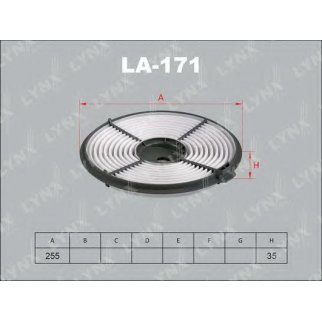 Фильтр воздушный LYNXauto LA-171 фото