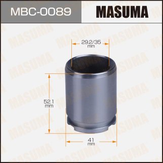Поршень тормозного суппорта AUDI A6 MASUMA MBC-0089 фото 1 Поршень тормозного суппорта AUDI A6 MASUMA MBC-0089 фото 1