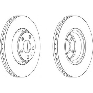 Диск торм. AUDI A6 (4F2,C6) 05-11 фото