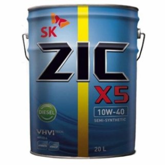 Масло моторное ZIC X5 DIESEL 10W40 20л фото