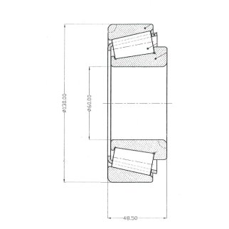 Подшипник ступицы для а/м Mercedes Actros/Volvo FH/FM/SCANIA 3 перед. (ролик.конич.) (32312) (CS 171 фото 3