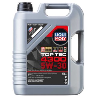Масло моторное LIQUI MOLY TOP TEC 4300 HC C2 5w30 5л синт. фото