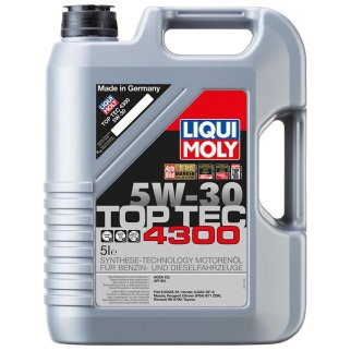 Масло моторное LIQUI MOLY TOP TEC 4300 HC C2 5w30 5л синт. фото 2 Масло моторное LIQUI MOLY TOP TEC 4300 HC C2 5w30 5л синт. фото 2