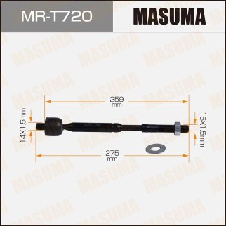 Тяга рулевая Masuma MR-T720 фото