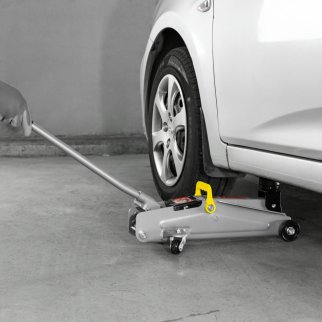 Домкрат подкатной гидравлический 2т 135-385мм (в кейсе) MATRIX фото 17