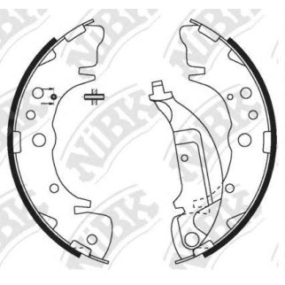 Колодки барабанные к-кт NiBK FN0581 фото