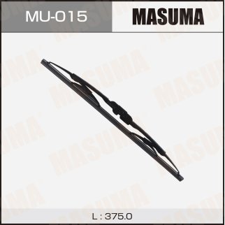 Щетка стеклоочистителя 375 мм каркасная 1 шт MASUMA Flat Wiper Blade MU-015 фото