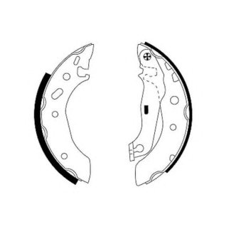 Колодки барабанные к-кт TEXTAR 91048800 фото