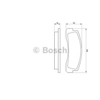 Колодки тормозные передние к-кт BOSCH 0 986 466 601 фото