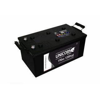 Аккумуляторная батарея UNICORN Black 6СТ190 (+ слева(3)) 513х222х217 Россия 1100А фото