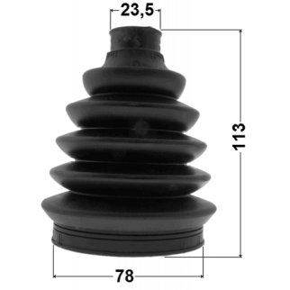 Пыльник ШРУСа FEBEST 0217P-F15 фото 2