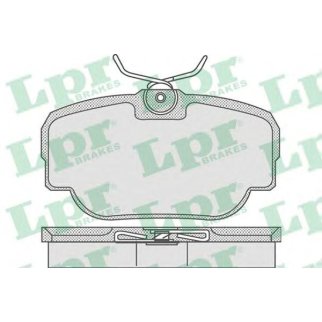 Колодки тормозные задние к-кт Lpr 05P739 фото