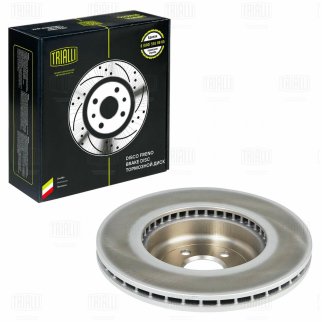 Диск торм. для а/м BMW 5 (G30) (18-)/X3 (G01) (17-)/X4 (G02) (18-) перед. d=348 (окраш) (DF 190438) фото 2