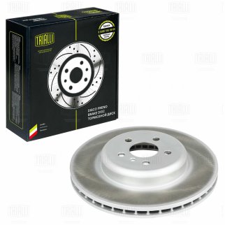 Диск торм. для а/м BMW 5 (G30) (18-)/X3 (G01) (17-)/X4 (G02) (18-) перед. d=348 (окраш) (DF 190438) фото
