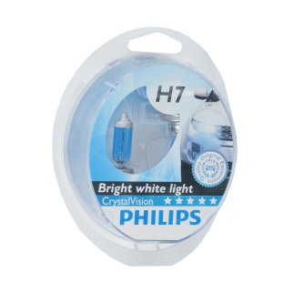 Лампа 12V H7+W5W 55W PHILIPS Crystal Vision 2 шт. DUOBOX 12972CVSM фото