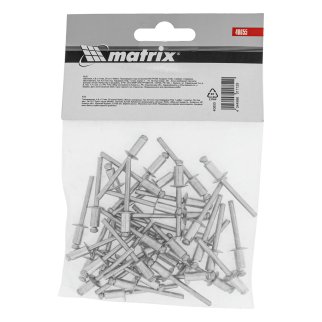 MATRIX 40655 Заклепки вытяжные 4,8x10мм алюминиевые 50шт фото 4