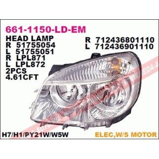 Фара головного света L фото