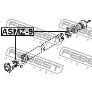 Крестовина карданного вала FEBEST ASMZ-9 фото