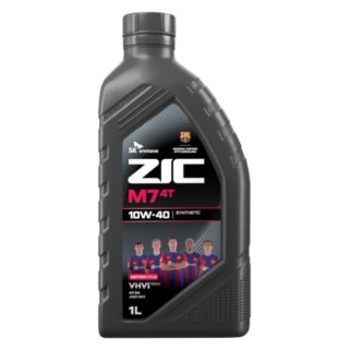 Масло моторное ZIC M7 4Т 10W40 синт. 1л. фото