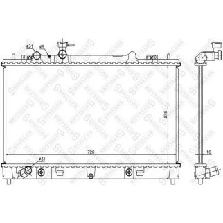 Радиатор основной Stellox 10-26703-SX фото
