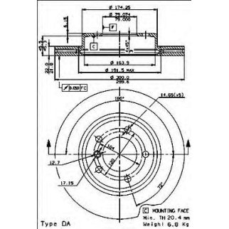 Диск тормозной brembo 09.7701.11 фото