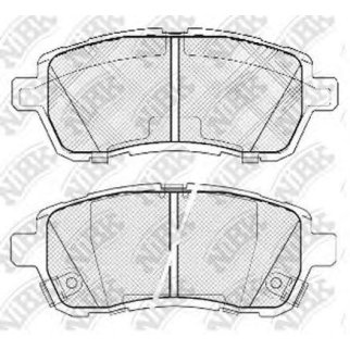 Колодки тормозные передние к-кт NiBK PN5544 фото