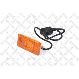 87-33501-SX_фонарь габаритный !желтый прямоугольный светодиодный Scania 94/114/124/144/164 фото