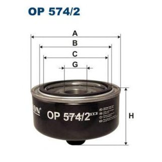 Фильтр масляный FILTRON OP 5742 фото