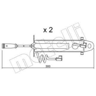 Датчик износа колодок METELLI _SU.173K фото