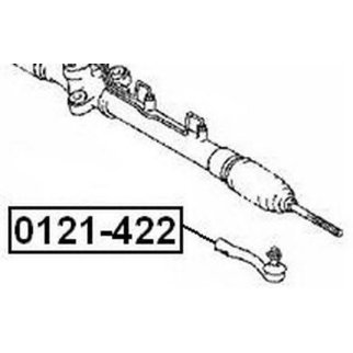 Наконечник рулевой ASVA 0121-422 фото