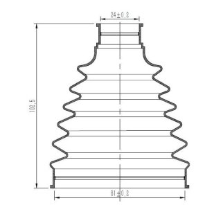 Пыльник ШРУСа TRIALLI FG 1904 фото 3