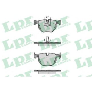 Колодки тормозные задние дисковые к-кт Lpr 05P1194 фото
