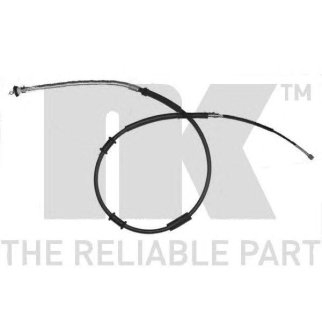 9023133_трос ручника л.! Fiat Grande Punto 1.4 10.05> бараб. фото