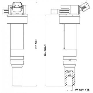 Катушка зажигания FEBEST 12640-006 фото 2