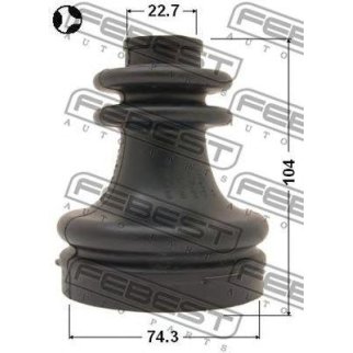 Пыльник ШРУСа FEBEST 0415-DARH фото