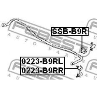 Тяга стабилизатора задняя левая фото
