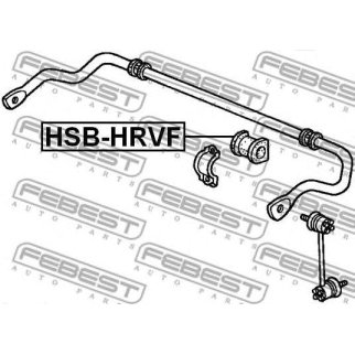 HSBHRVF_втулка стабилизатора переднего! d26.5, 3doors Honda HRV GH13 1.6i 00-03 фото