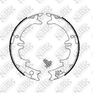 Колодки барабанные к-кт NiBK FN0567 фото